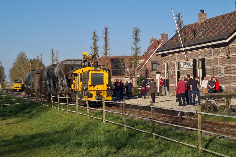 Een archieffoto van de Museumstoomtram tussen Hoorn en Medemblik. (Foto: Clayweb / Treinenweb)