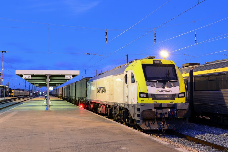 Een EURO6000 locomotief van Captrain in Spanje. (Foto: Nelso Silva (Creative Commons))