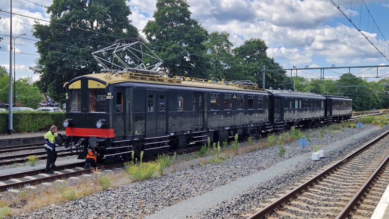 De Mat'24 'Blokkendoos' van het Spoorwegmuseum. (Foto: Treinenweb/Clayweb)