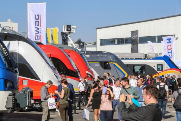 Treinenweb mag haar lezers extra korting aanbieden voor tickets voor de vakbeurs InnoTrans in Berlijn. (Foto: InnoTrans)