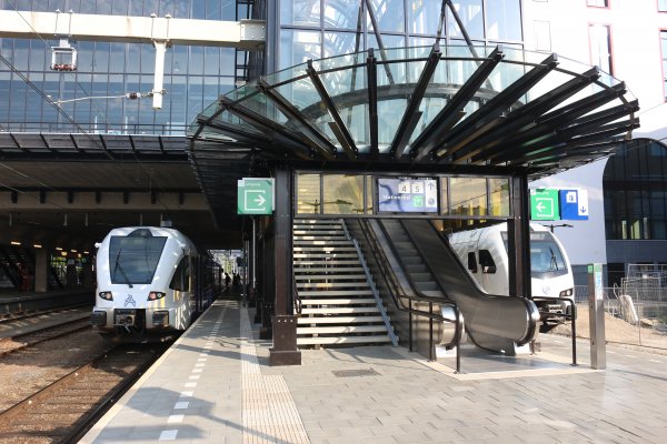 Er rijden drie dagen lang geen intercity's naar Haarlen vanwege werkzaamheden aan het station. (Foto: Treinenweb)
