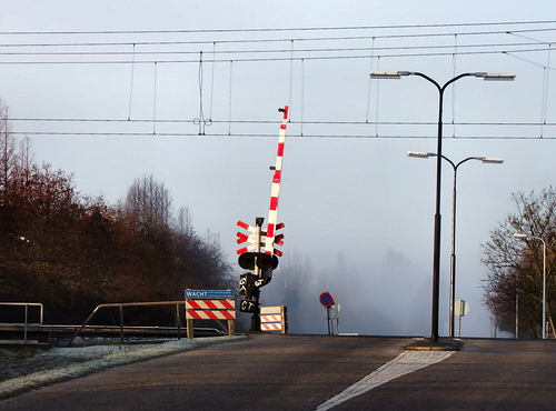 Een spoorwegovergang die wel zou werken...